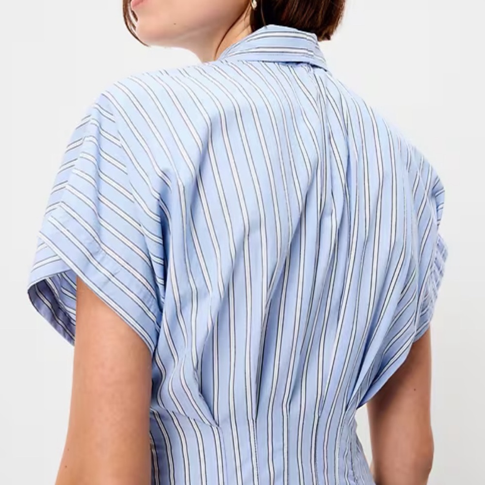 NEW! Striped Midi Shirt Dress | Old Navy | Women’s size medium | NWT - Picture 3 of 6